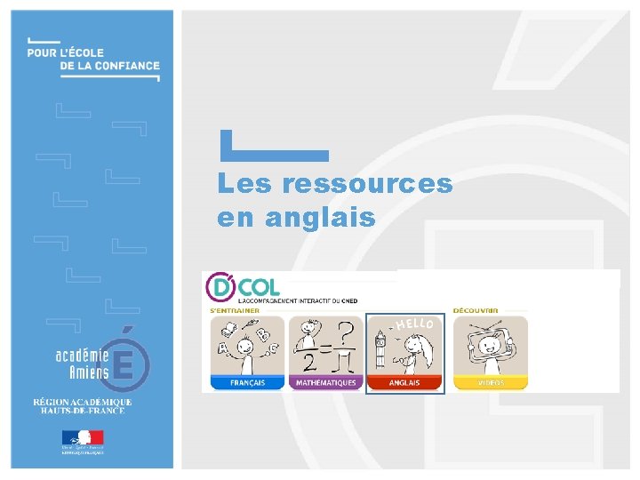 Les ressources en anglais NOM DE LA PRESENTATION 16 