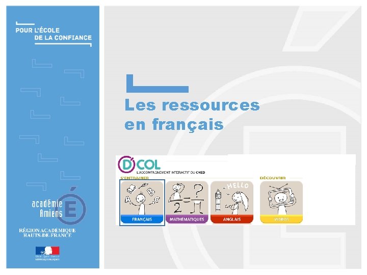 Les ressources en français NOM DE LA PRESENTATION 8 