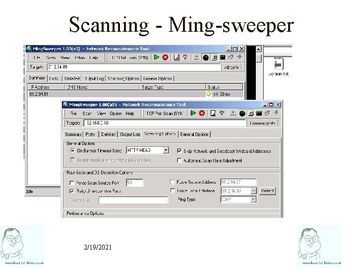 Scanning - Ming-sweeper 2/19/2021 