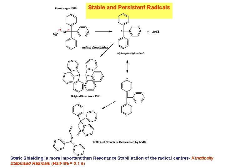 Stable and Persistent Radicals Steric Shielding is more important than Resonance Stabilisation of the Stable and Persistent Radicals Steric Shielding is more important than Resonance Stabilisation of the