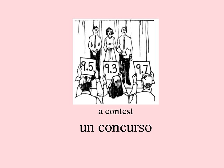 a contest un concurso 