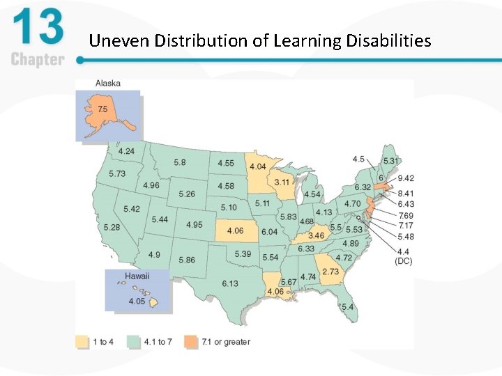 Uneven Distribution of Learning Disabilities 