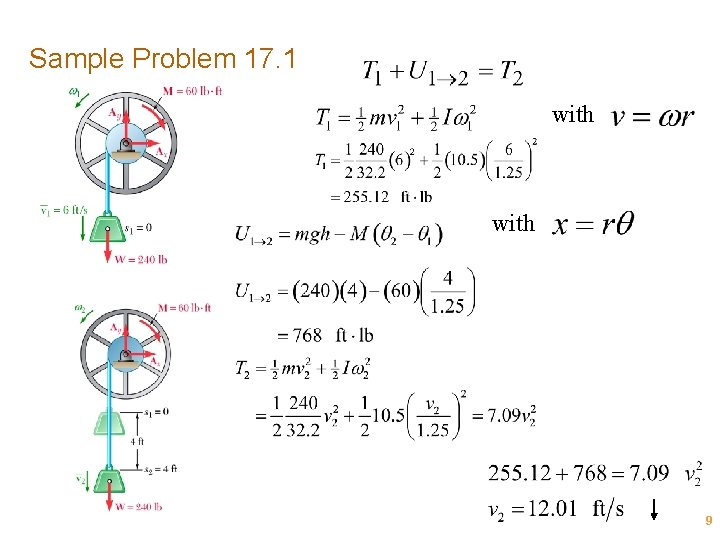 Sample Problem 17. 1 with 9 