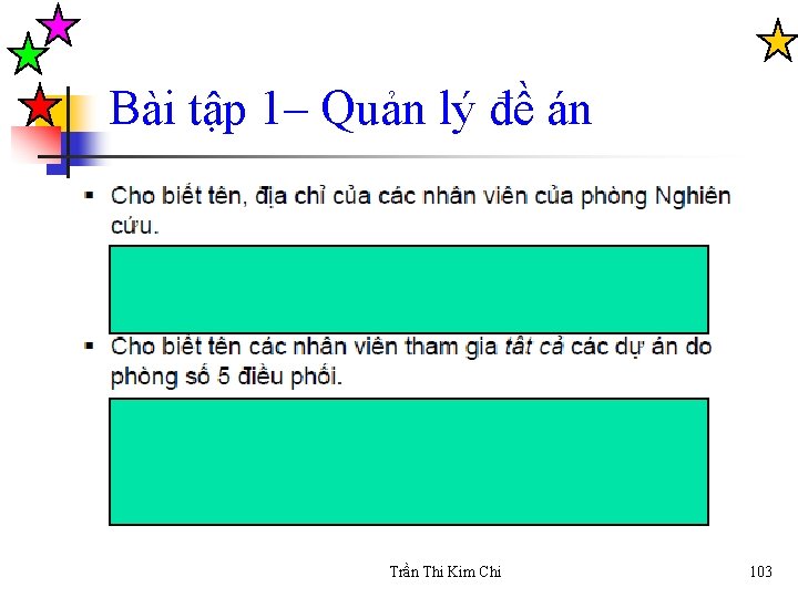 Bài tập 1– Quản lý đề án Trần Thi Kim Chi 103 