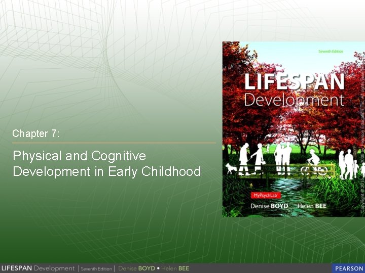 Chapter 7: Physical and Cognitive Development in Early Childhood 