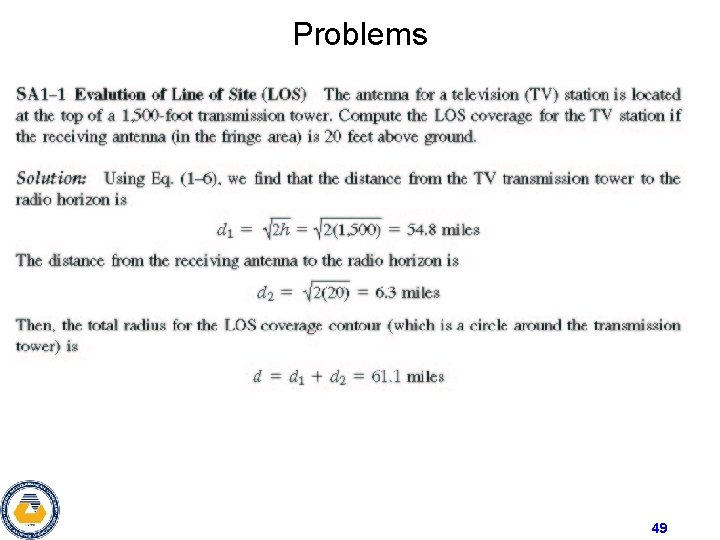 Problems 49 