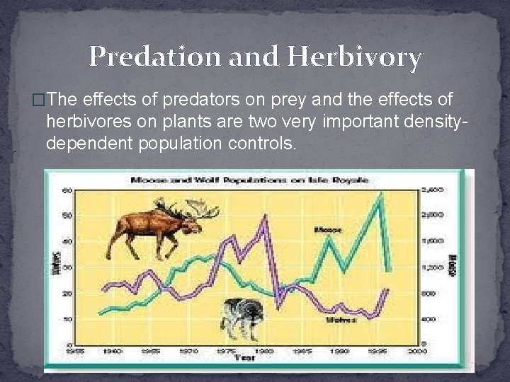 Predation and Herbivory �The effects of predators on prey and the effects of herbivores