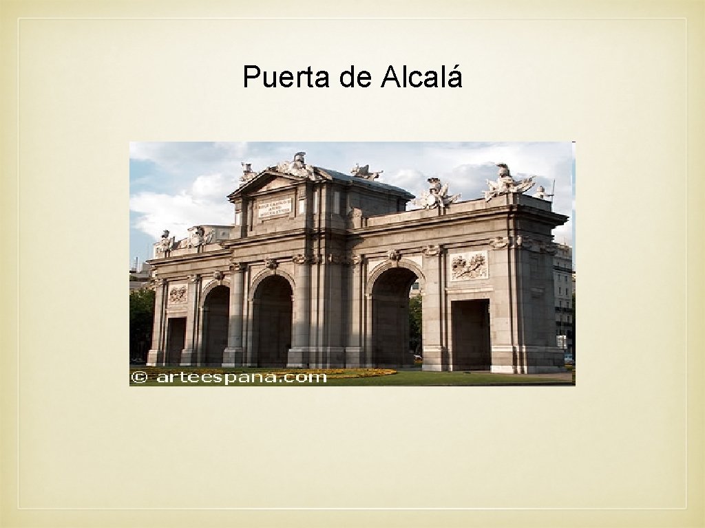 Puerta de Alcalá 