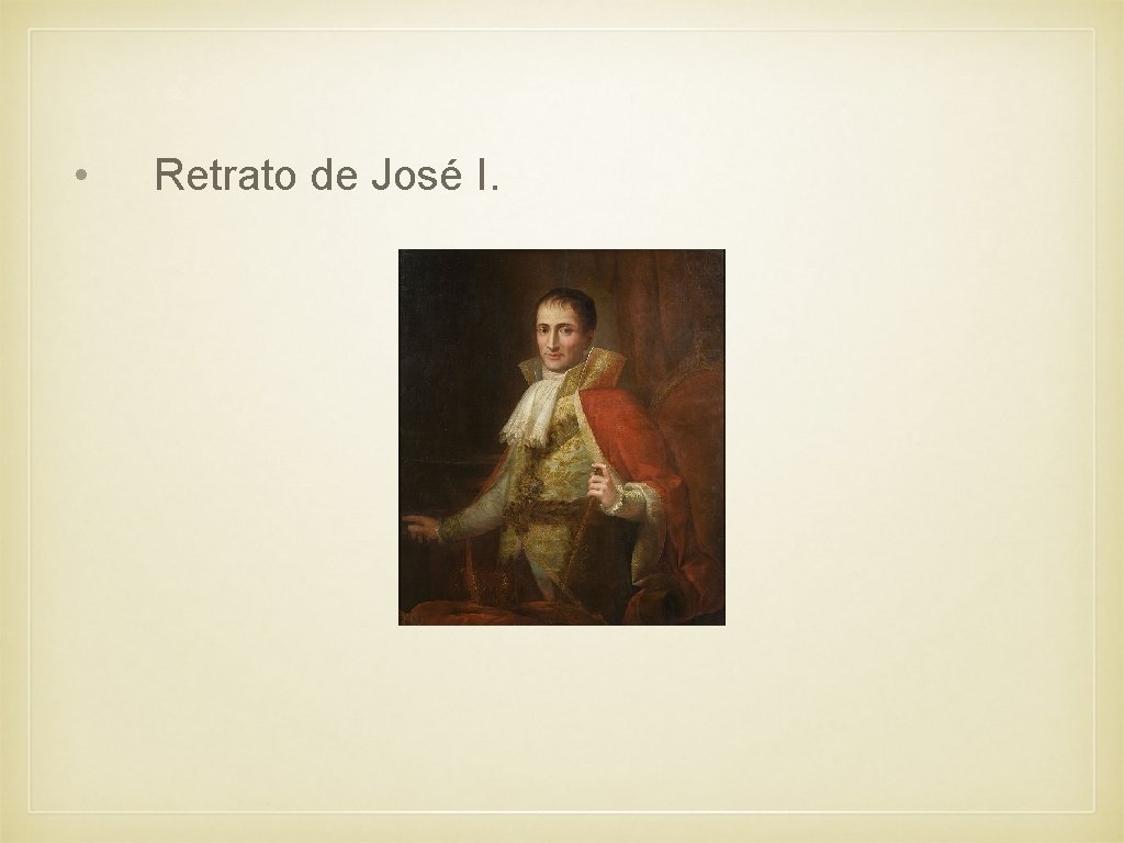  • Retrato de José I. 