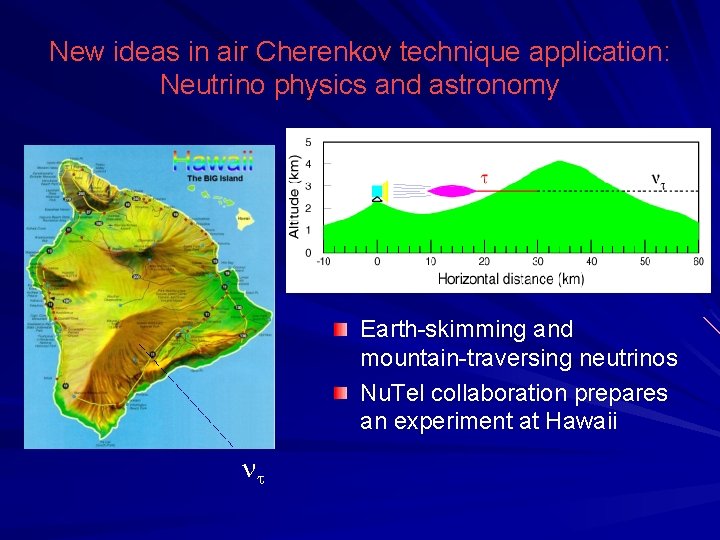 New ideas in air Cherenkov technique application: Neutrino physics and astronomy Earth-skimming and mountain-traversing