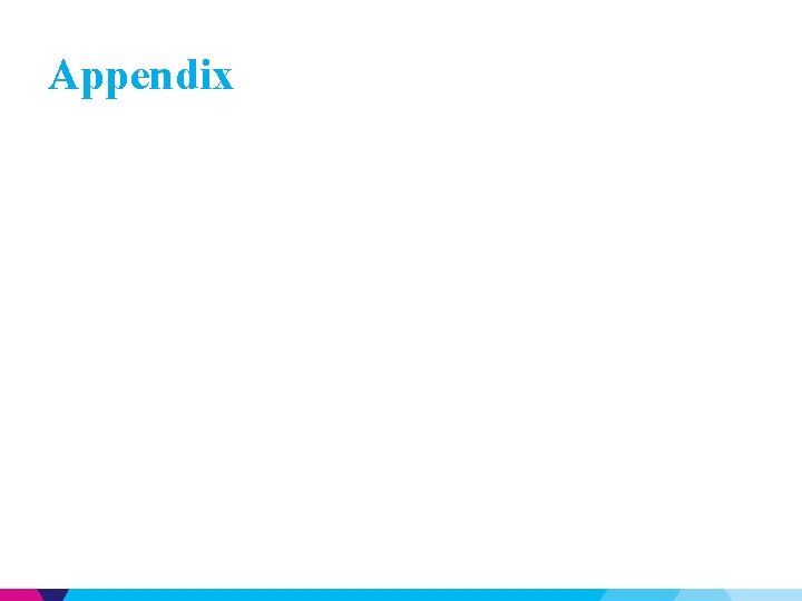 Appendix 