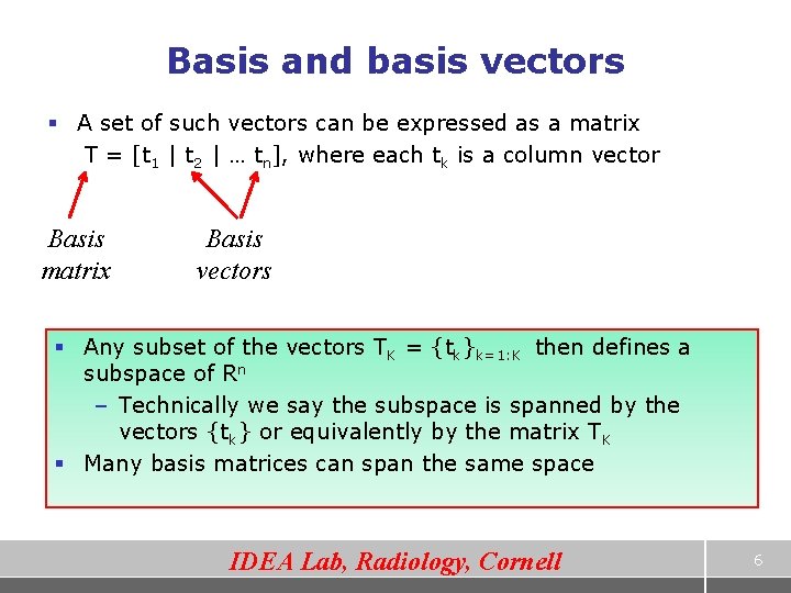 Lecture 5 Transforms Fourier and Wavelets Ashish Raj