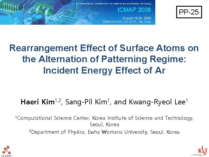 PP-25 Rearrangement Effect of Surface Atoms on the Alternation of Patterning Regime: Incident Energy