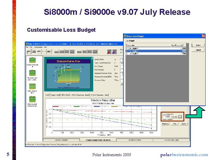 Si 8000 m / Si 9000 e v 9. 07 July Release Customisable Loss