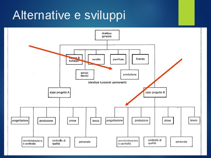 Alternative e sviluppi funzionale Per progetto 