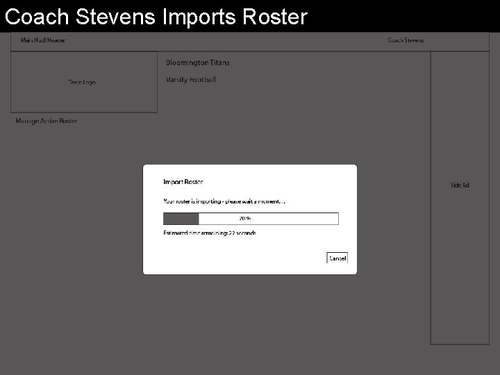 Coach Stevens Imports Roster 