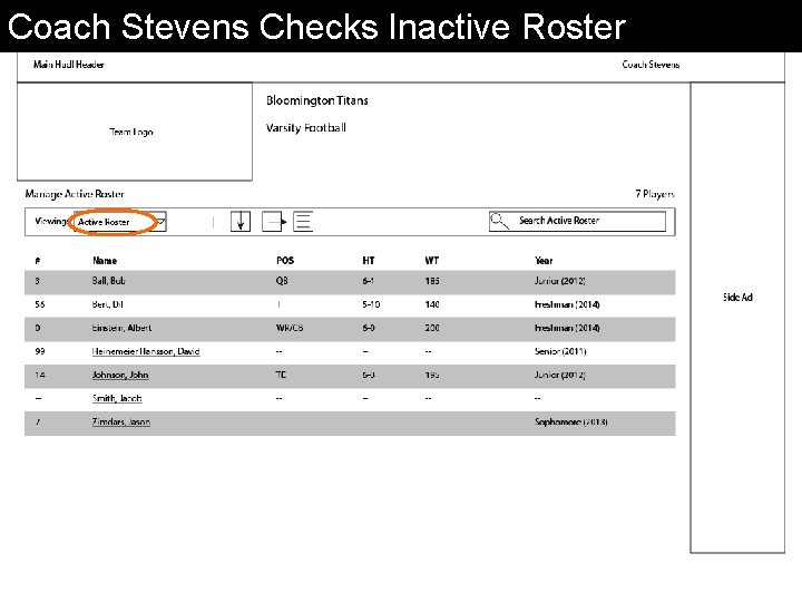 Coach Stevens Checks Inactive Roster 