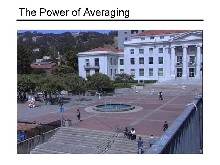 The Power of Averaging 