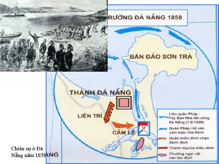 Quân Pháp đổ bộ ở Sơn Trà Chiến sự ở Đà Nẵng năm 1858