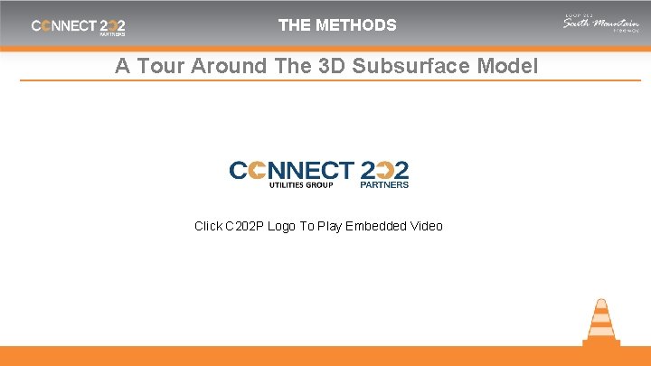 THE METHODS A Tour Around The 3 D Subsurface Model Click C 202 P