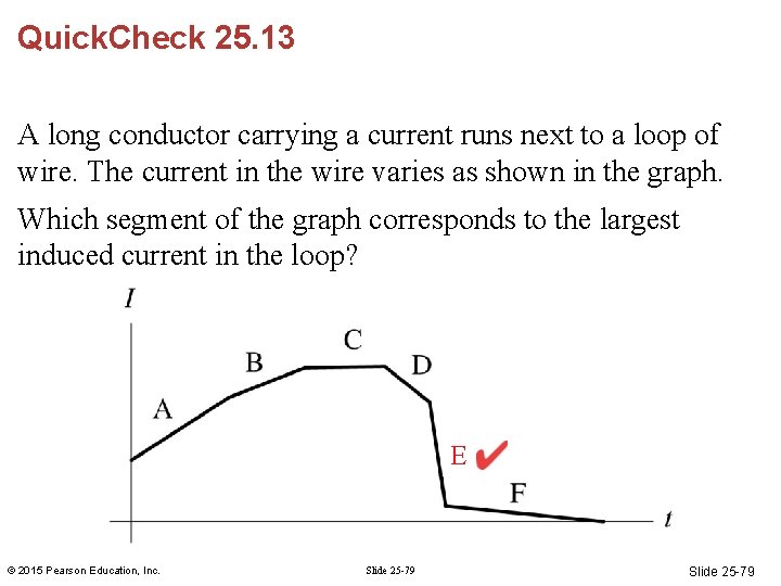 Quick. Check 25. 13 A long conductor carrying a current runs next to a Quick. Check 25. 13 A long conductor carrying a current runs next to a