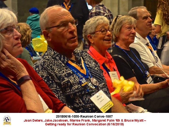 20180616 -1030 -Reunion Convo-1007 Joan Deters, Jake Jacobsen, Marnie Frank, Margaret Palm '69 &