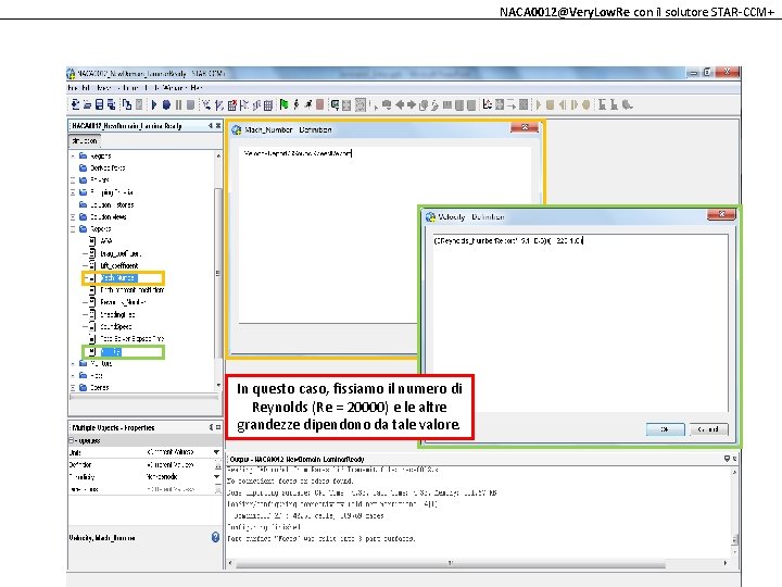 NACA 0012@Very. Low. Re con il solutore STAR-CCM+ In questo caso, fissiamo il numero