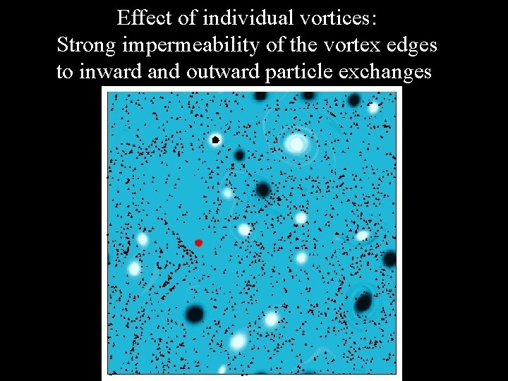 Effect of individual vortices: Strong impermeability of the vortex edges to inward and outward
