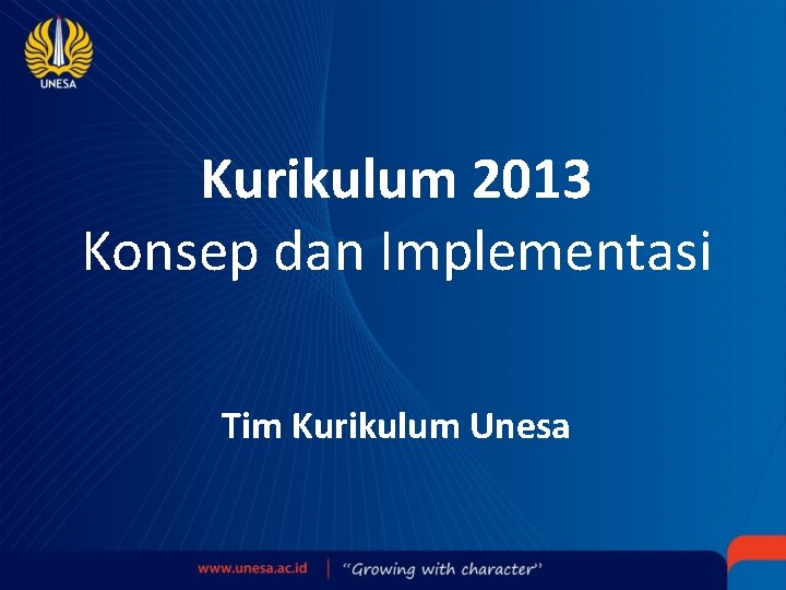 Kurikulum 2013 Konsep dan Implementasi Tim Kurikulum Unesa 