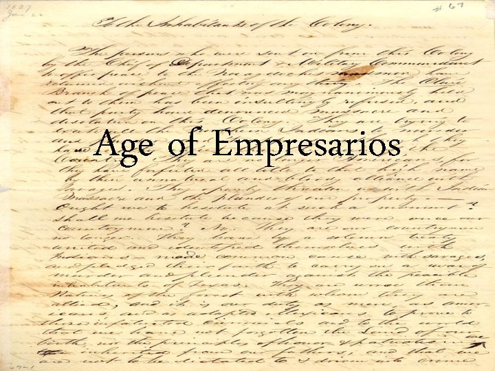 Age of Empresarios 