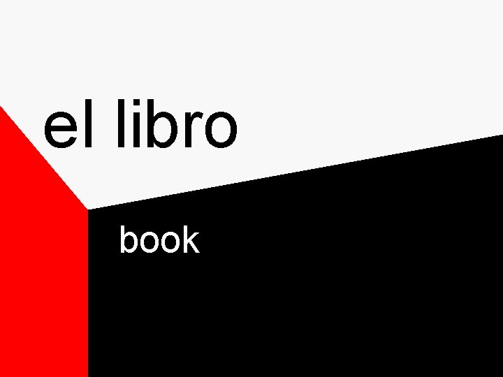el libro book el libro book