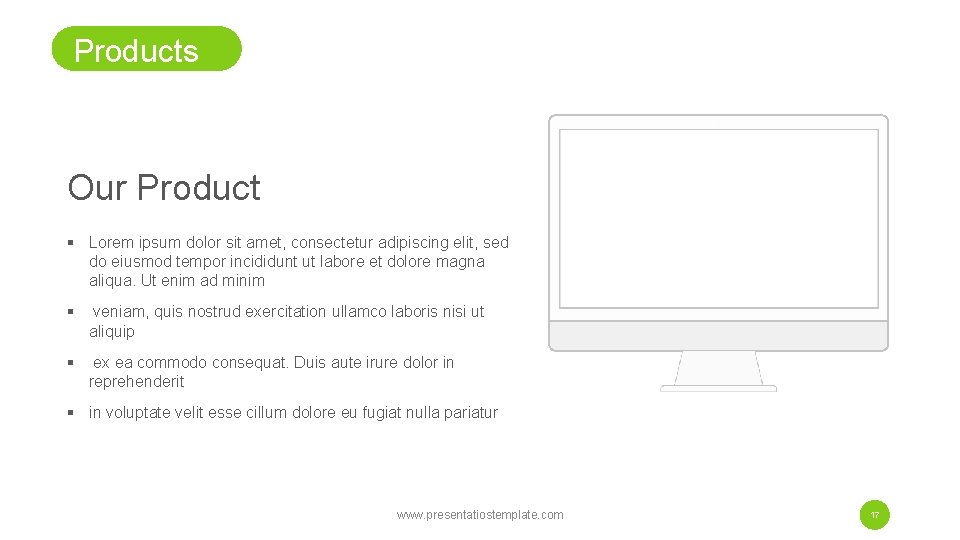 Products Our Product § Lorem ipsum dolor sit amet, consectetur adipiscing elit, sed do Products Our Product § Lorem ipsum dolor sit amet, consectetur adipiscing elit, sed do