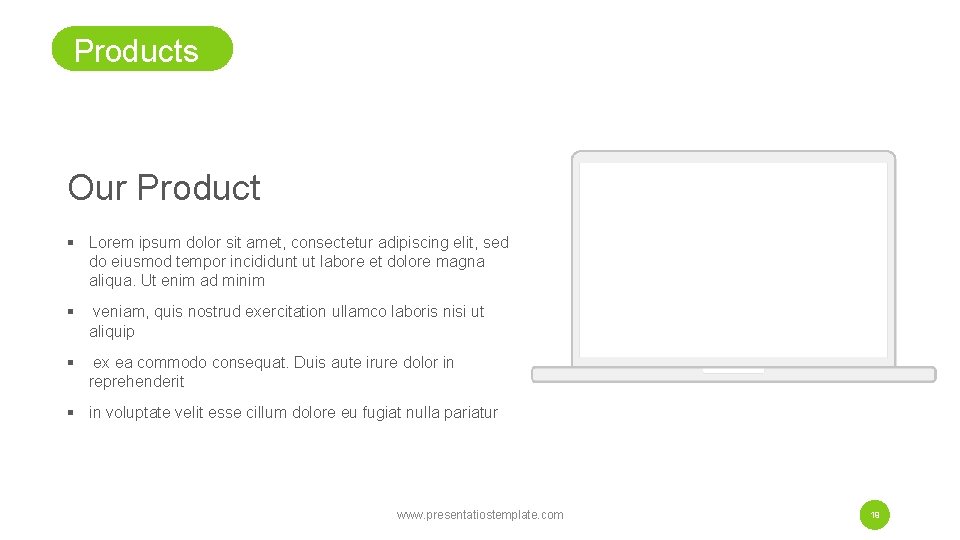 Products Our Product § Lorem ipsum dolor sit amet, consectetur adipiscing elit, sed do Products Our Product § Lorem ipsum dolor sit amet, consectetur adipiscing elit, sed do