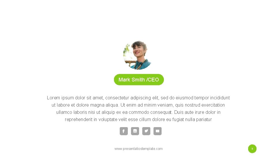 Mark Smith /CEO Lorem ipsum dolor sit amet, consectetur adipiscing elit, sed do eiusmod Mark Smith /CEO Lorem ipsum dolor sit amet, consectetur adipiscing elit, sed do eiusmod