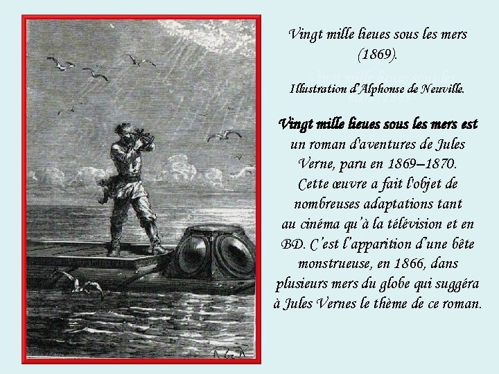 Vingt mille lieues sous les mers (1869). Vingt mille lieues sous les Illustration d’Alphonse