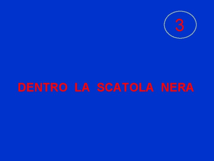 3 DENTRO LA SCATOLA NERA 