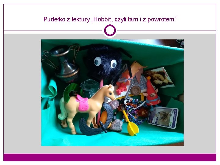 Pudełko z lektury „Hobbit, czyli tam i z powrotem” 