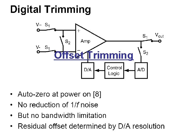 Offset Trimming Offset Trimming