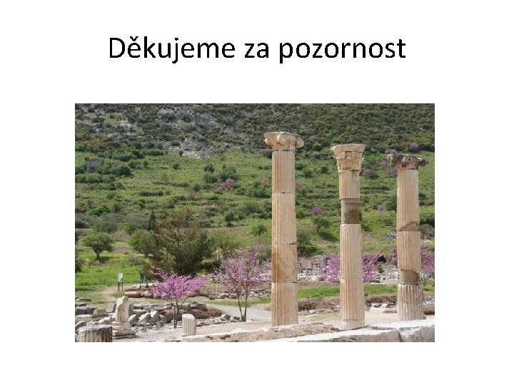 Děkujeme za pozornost 