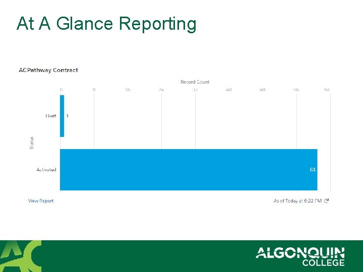 At A Glance Reporting 