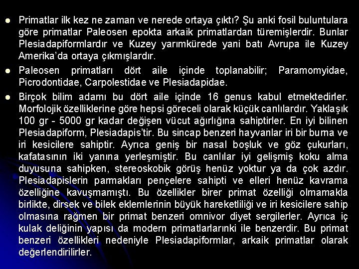  Primatlar ilk kez ne zaman ve nerede ortaya çıktı? Şu anki fosil buluntulara