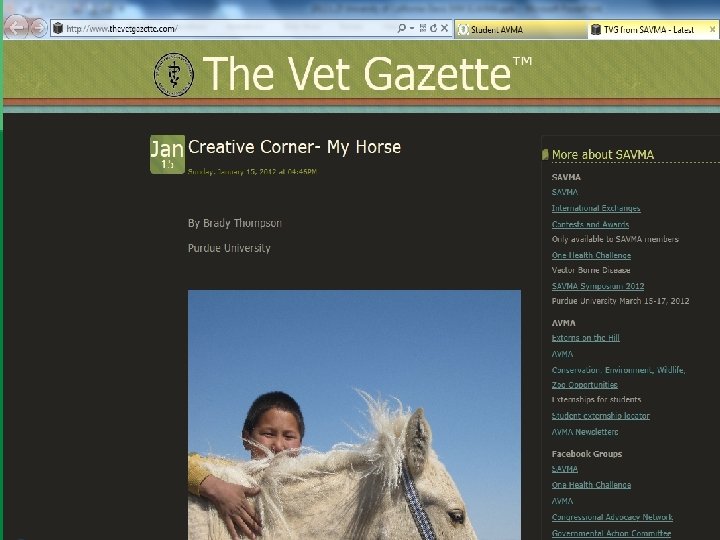 The vet gazette 