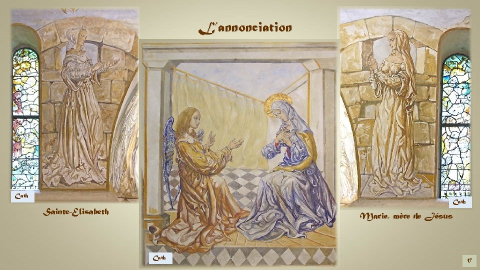 L’annonciation Cath Sainte-Elisabeth Marie, mère de Jésus Cath 17 