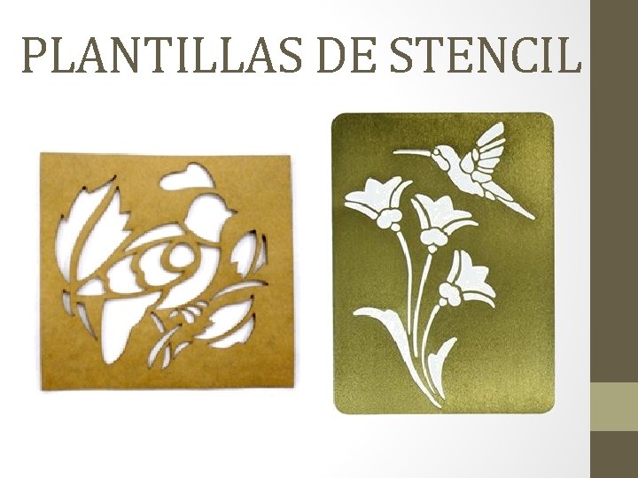 PLANTILLAS DE STENCIL 