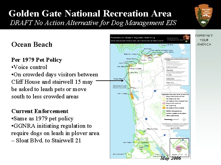 Golden Gate National Recreation Area DRAFT No Action Alternative for Dog Management EIS Ocean