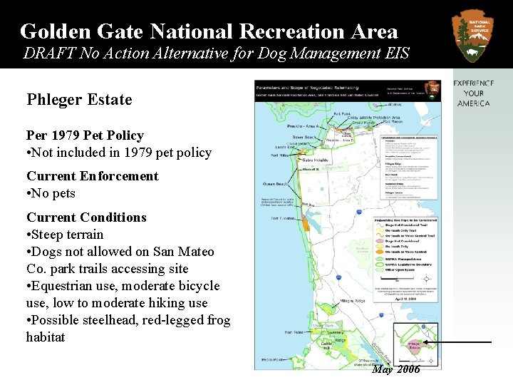 Golden Gate National Recreation Area DRAFT No Action Alternative for Dog Management EIS Phleger