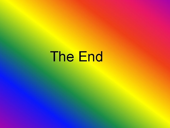 The End 