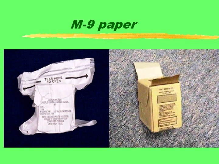 M-9 paper 