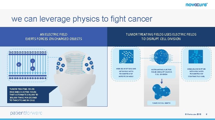 we can leverage physics to fight cancer AN ELECTRIC FIELD EXERTS FORCES ON CHARGED