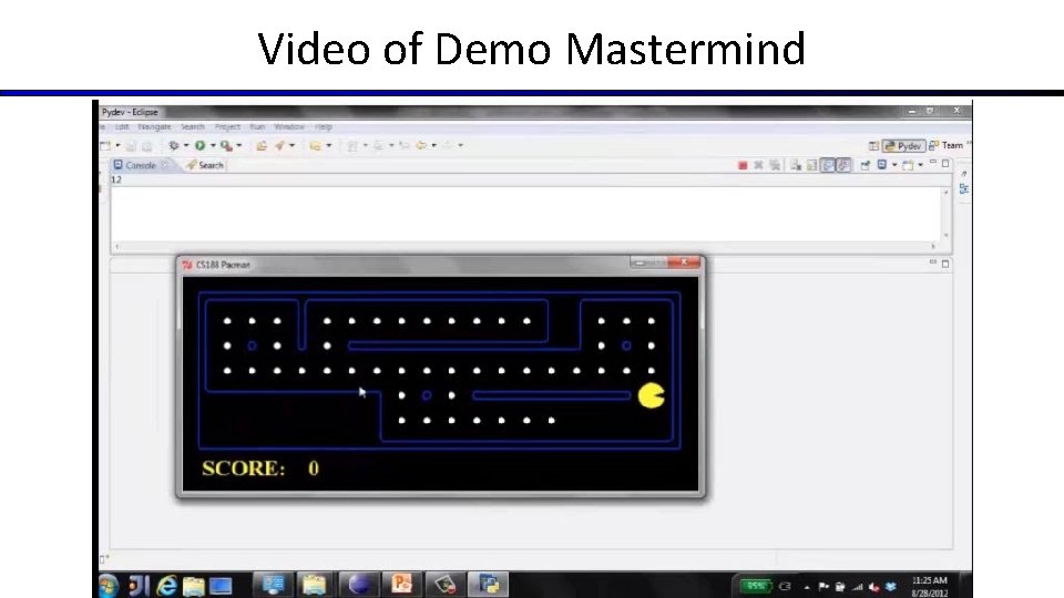Video of Demo Mastermind Video of Demo Mastermind